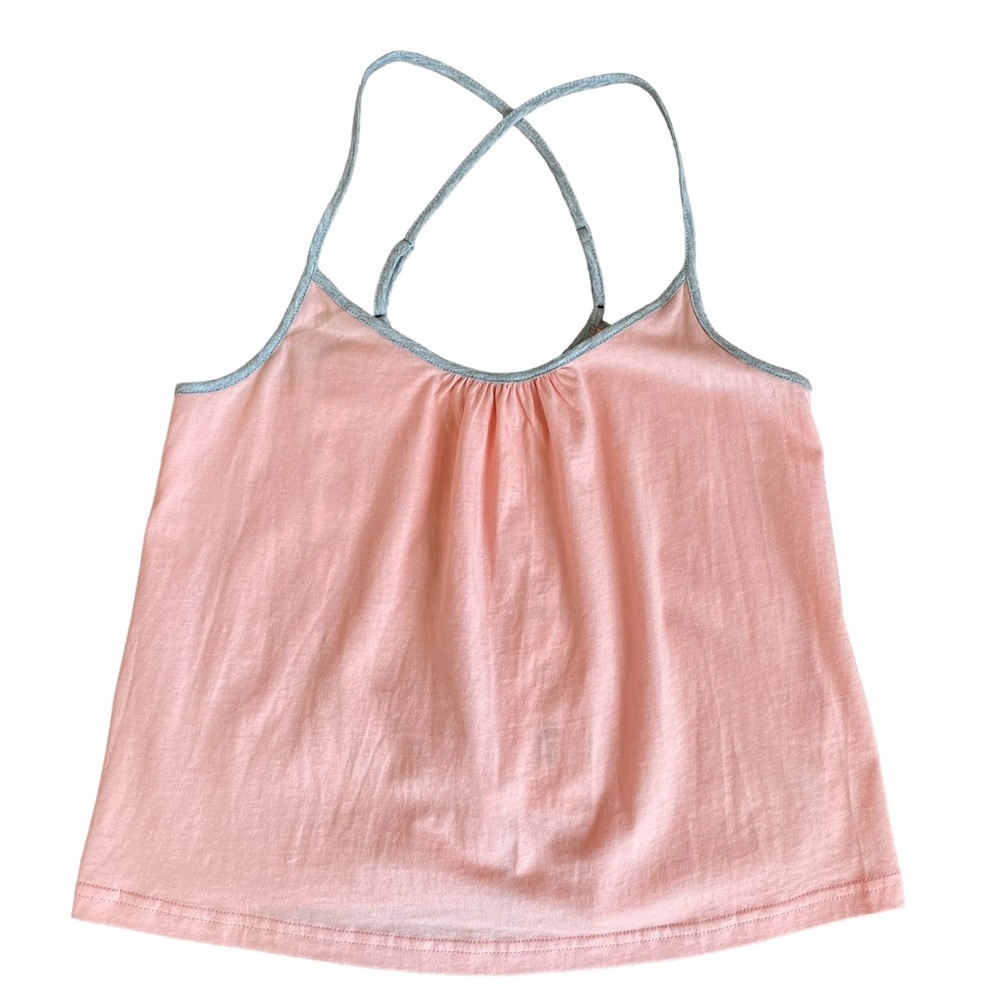 Johnny Was Calme Night And Day Tank Apricot Gray Sz Medium Casual Cotton Lounge
